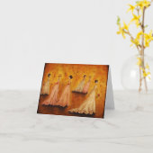 Marabeth Quin著空白のなnotecard 「優雅」 カード (黄色い花)