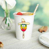 Maraca with Sombrero Colorful Fiesta 紙コップ