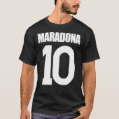 MARADONA 10 Back Print Classic T-Shirt Tシャツ (正面)