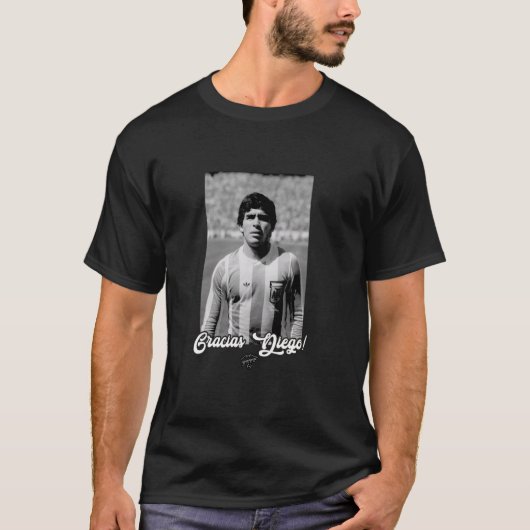 Maradona Gracias Diego Argentina Tシャツ (正面)