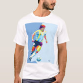 Maradona legendary football player  tシャツ (正面)