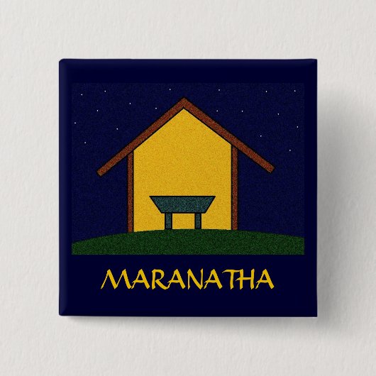 MARANATHA! 缶バッジ (正面)