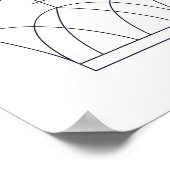 Maranatha Christian Modern Minimalist  ポスター (角)