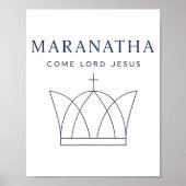 Maranatha Christian Modern Minimalist  ポスター (正面)