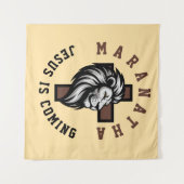 Maranatha Jesus is coming  タペストリー (正面(横))