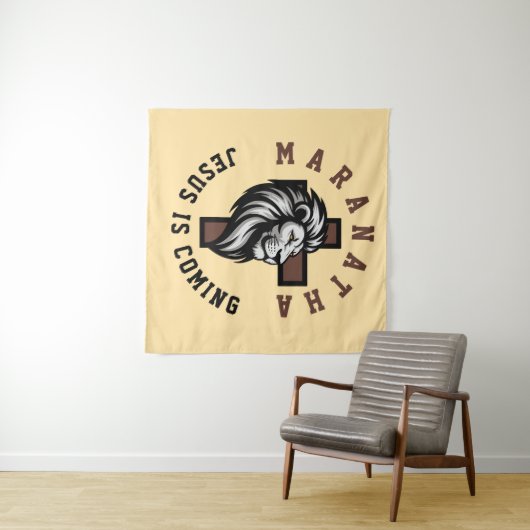 Maranatha Jesus is coming  タペストリー (インサイチュ(横))