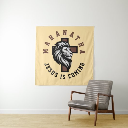 Maranatha Jesus is coming  タペストリー (インサイチュ)