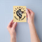 Maranatha Jesus is coming  チラシ (手)