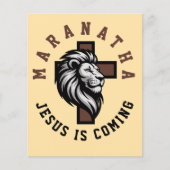 Maranatha Jesus is coming  チラシ (正面)