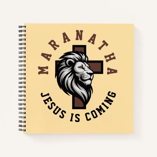 Maranatha Jesus is coming  ノートブック (正面)