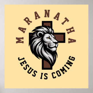 Maranatha Jesus is coming  ポスター