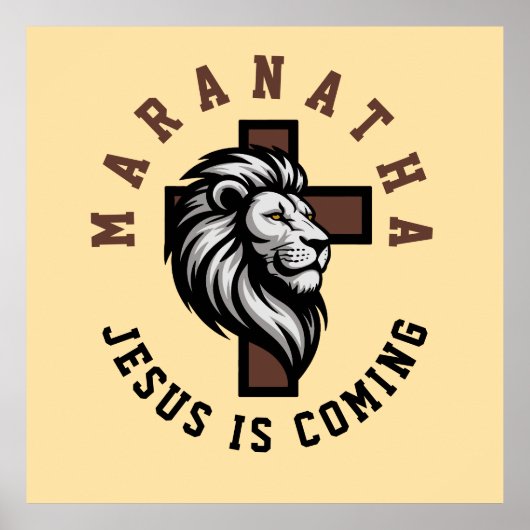 Maranatha Jesus is coming  ポスター (正面)