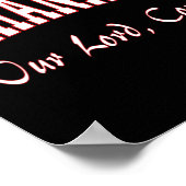 Maranatha Jesus Will Come - 1st Corinthians New Te ポスター (角)