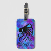 Marandaのタコ-荷物のラベル ラゲッジタグ (正面縦)