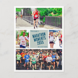 Marathonの写真はがき走を作成する ポストカード