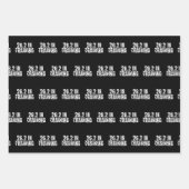 Marathon 26.2トレーニングのランニングギア ラッピングペーパーシート (正面)