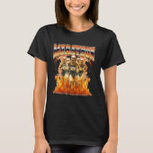 Marathon Runner Running Skeleton 90s Bootleg Style Tシャツ (正面)