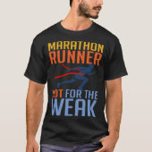 Marathon Running Training Runner Finisher Coach Be Tシャツ (正面)