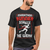 Marathon Running Training Runner Finisher Coach Be Tシャツ (正面)