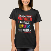 Marathon Running Training Runner Finisher Coach Be Tシャツ (正面)