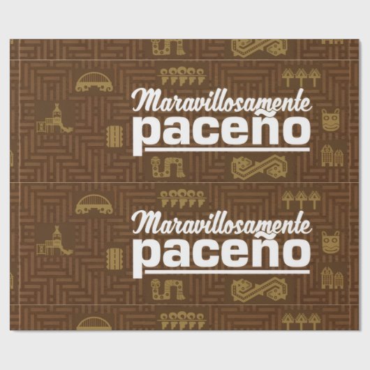 Maravillosamente paceño ラッピングペーパー (フラット)