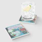 Marbeのコースターは私の家計のスタイルベストある場合もあります ストーンコースター (横)