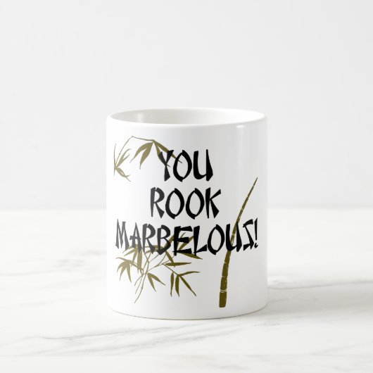 MARBELOUSをごまかします コーヒーマグカップ (中央)
