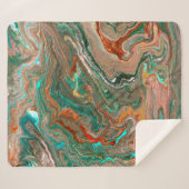 Marble abstract acrylic background. Marbling artwo シェルパブランケット (正面(横))