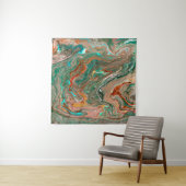 Marble abstract acrylic background. Marbling artwo タペストリー (インサイチュ)
