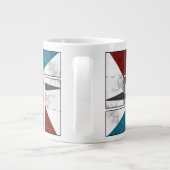Marble Abstract mug design ジャンボコーヒーマグカップ (裏面)
