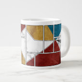 Marble Abstract mug design ジャンボコーヒーマグカップ (正面右)