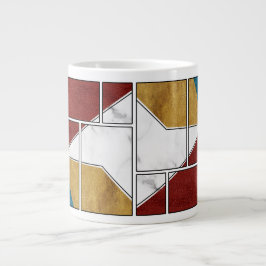 Marble Abstract mug design ジャンボコーヒーマグカップ
