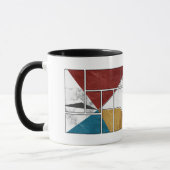 Marble Abstract mug design マグカップ (左)