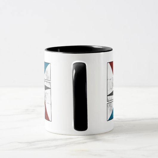 Marble Abstract mug design マグカップ (ハンドル)