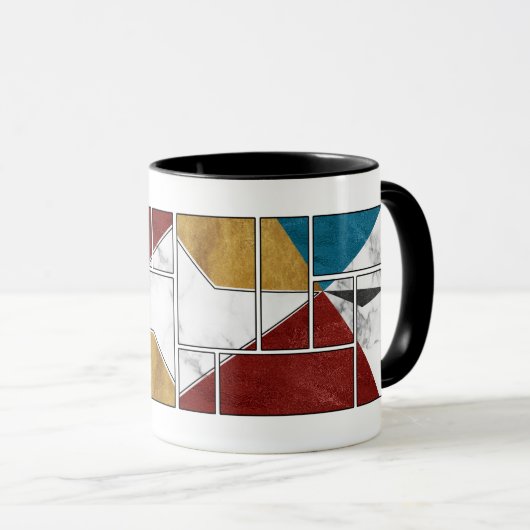 Marble Abstract mug design マグカップ (正面右)