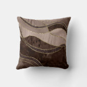 Marble Agate Gold Glam 4 - landscape クッション (裏面)