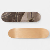 Marble Agate Gold Glam 4 - landscape スケートボード (横)