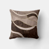 Marble Agate Gold Glam 5 - landscape クッション (裏面)