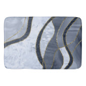 Marble Agate Gold Glam 8 バスマット (正面)