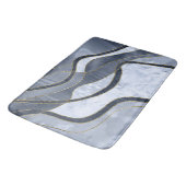 Marble Agate Gold Glam 8 - landscape バスマット (アングル)