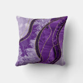 Marble Agate Gold Glam 9 クッション (裏面)