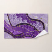 Marble Agate Gold Glam 9 バスタオルセット (ハンドタオル)