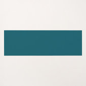 Marble Aqua Teal Gold ヨガマット (裏面(横))