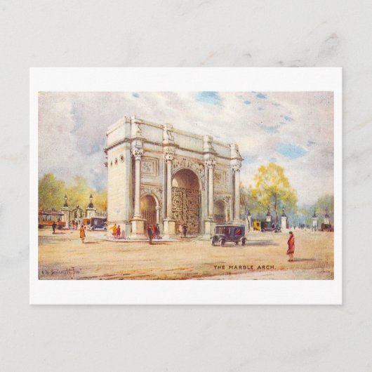 Marble Arch London Vintage Postcard ポストカード (正面)