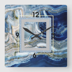 Marble Art Deco スクエア壁時計