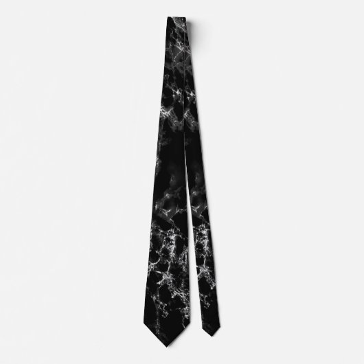 Marble Black Neck Tie ネクタイ (正面)