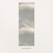 Marble Cloud Texture Serene Luxury ヨガマット (正面)