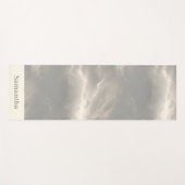 Marble Cloud Texture Serene Luxury ヨガマット (正面(横))