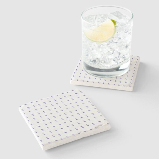 Marble Coaster - Purple Pattern ストーンコースター (横)