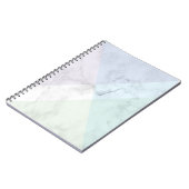 Marble  design pastel colors ノートブック (左側)